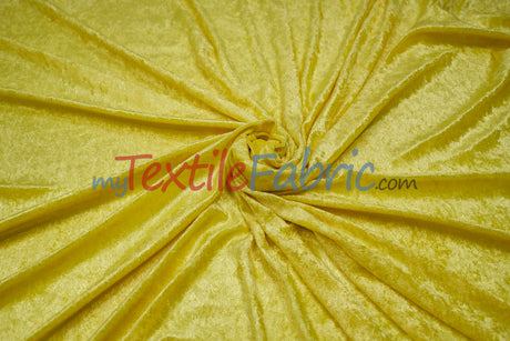 Panne Velvet Polyester Fabric - Crush Panne Velour, Solid, 58/60" Width (1 Yard)