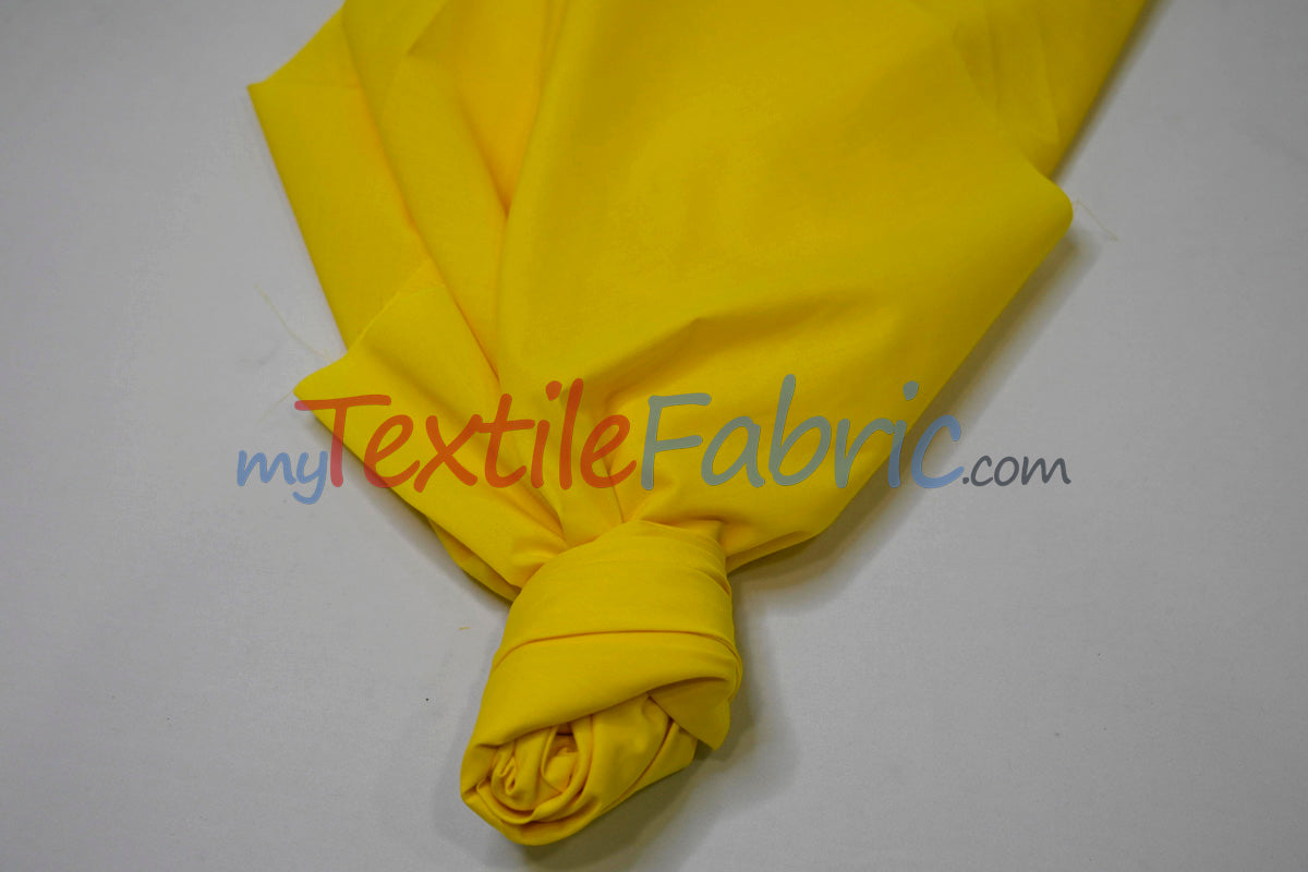 Polyester Cotton Broadcloth Fabric - Solid Colors, 58/60" Width (1 Yard)