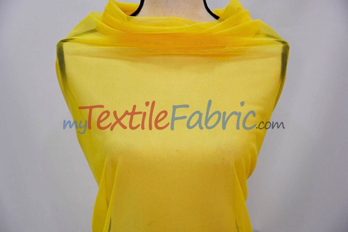 Super Soft Power Mesh Spandex Fabric - Multiple Colors, 58/60" Width (1 Yard)