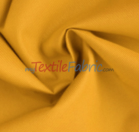 Waterproof Sun Repellent Polyester Canvas Fabric - Solid, 57/58" Width (1 Yard)