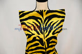 Zebra Charmeuse Satin Fabric - Zebra Print, 58/60" Width, Multiple Colors (1 Yard)