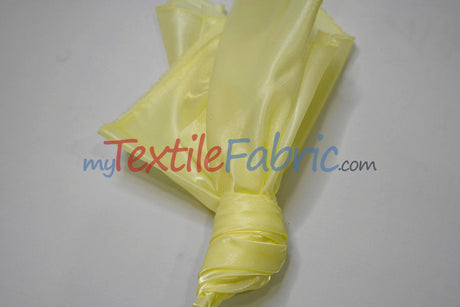 Crystal Satin Polyester Fabric - Shimmering Satin Finish, 45" Width, Multiple Colors (1 Yard)