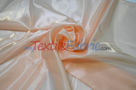 Crystal Satin Polyester Fabric - Shimmering Satin Finish, 45" Width, Multiple Colors (1 Yard)