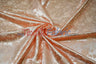 Satin Flower Brocade Polyester Fabric - Tone On Tone Embossed Floral, 58/60" Width (1 Yard)