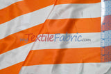 Stripe Satin Charmeuse Polyester Fabric - 2" Stripe, Multiple Colors, 58/60" Width (1 Yard)