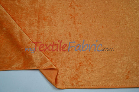 Panne Velvet Polyester Fabric - Crush Panne Velour, Solid, 58/60" Width (1 Yard)