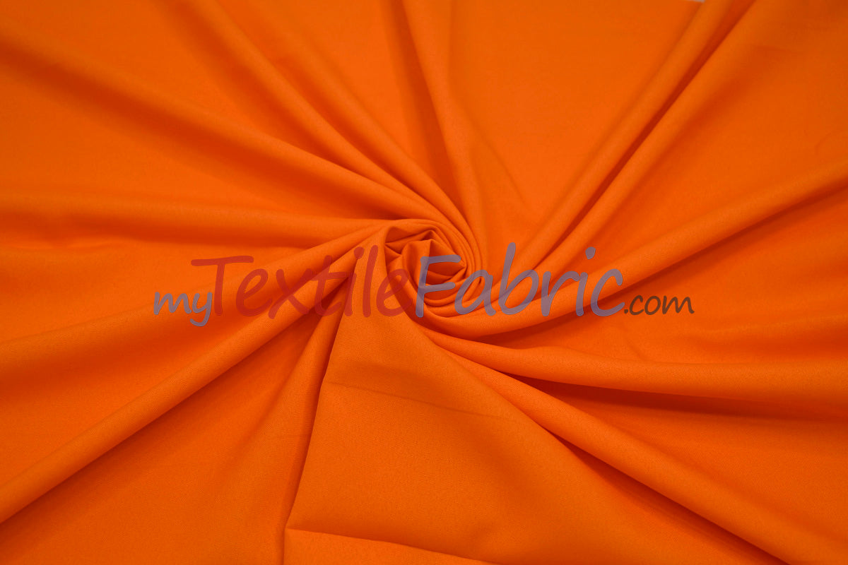 Scuba Double Knit Polyester Fabric - Solid Multiple Colors, 58/60" Width (1 Yard)