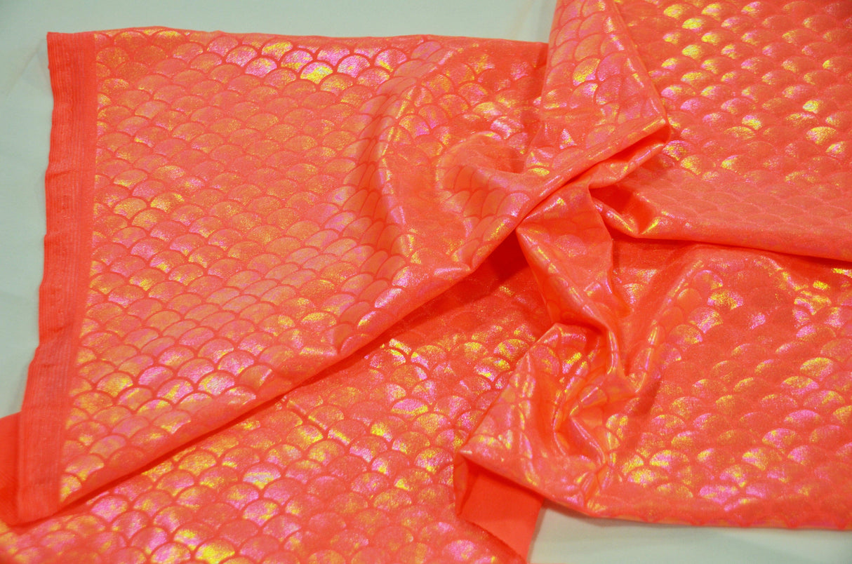Paradise Mermaid Hologram Spandex Fabric - Multiple Colors, 58/60" Width (1 Yard)