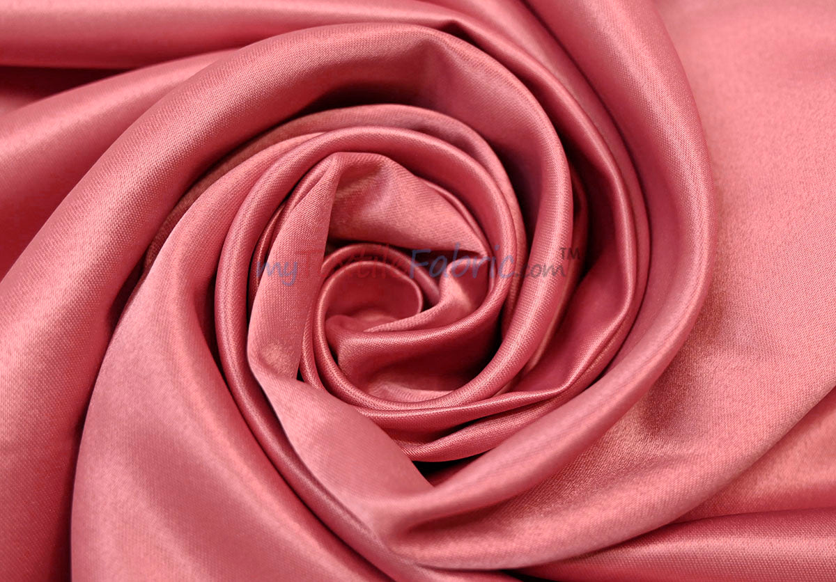 Lamour Satin Polyester Matte Satin Fabric - Multiple Colors, 58/60" Width (1 Yard)