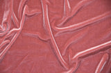 Stretch Velvet Spandex Fabric - Solid, 58" Width (1 Yard)