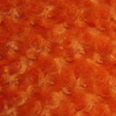 Swirl Rosebud Faux Fur Fabric - 100 Percent Polyester Faux Fur Fabric, Rose Pattern, 60" Width, 11 MM Pile Length (1 Yard)