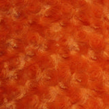 Swirl Rosebud Faux Fur Fabric - 100 Percent Polyester Faux Fur Fabric, Rose Pattern, 60" Width, 11 MM Pile Length (1 Yard)