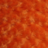 Swirl Rosebud Faux Fur Fabric - 100 Percent Polyester Faux Fur Fabric, Rose Pattern, 60" Width, 11 MM Pile Length (1 Yard)