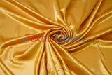 Charmeuse Satin Polyester Fabric - Solid, 58/60" Width, Multiple Colors (1 Yard)