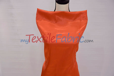 Charmeuse Satin Polyester Fabric - Solid, 58/60" Width, Multiple Colors (1 Yard)