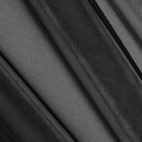 Black Sheer Voile Fabric 118″ Wide