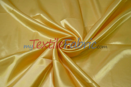 Charmeuse Satin Polyester Fabric - Solid, 58/60" Width, Multiple Colors (1 Yard)