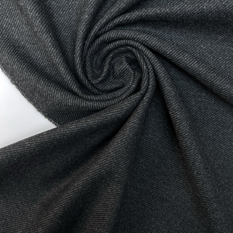 Wool Tweed Gray Shade Fabric