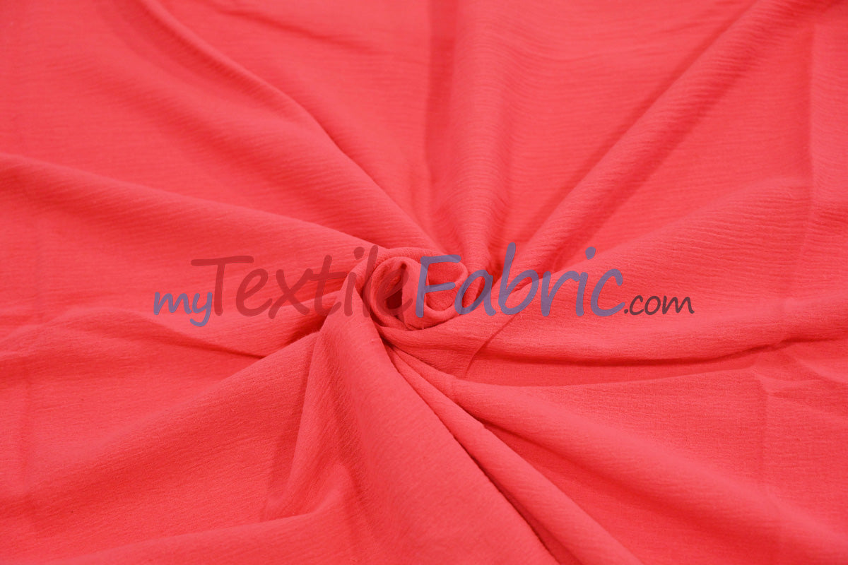 100 Percent Cotton Gauze Fabric - Soft Lightweight Muslin, 46/48" Width, Yards, Bolts, Sample Swatch (1 Yard)