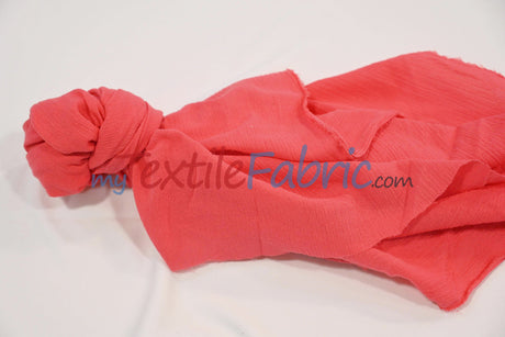 100 Percent Cotton Gauze Fabric - Soft Lightweight Muslin, 46/48" Width, Yards, Bolts, Sample Swatch (1 Yard)