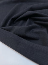 Italian Melange Blue Wool Fabric