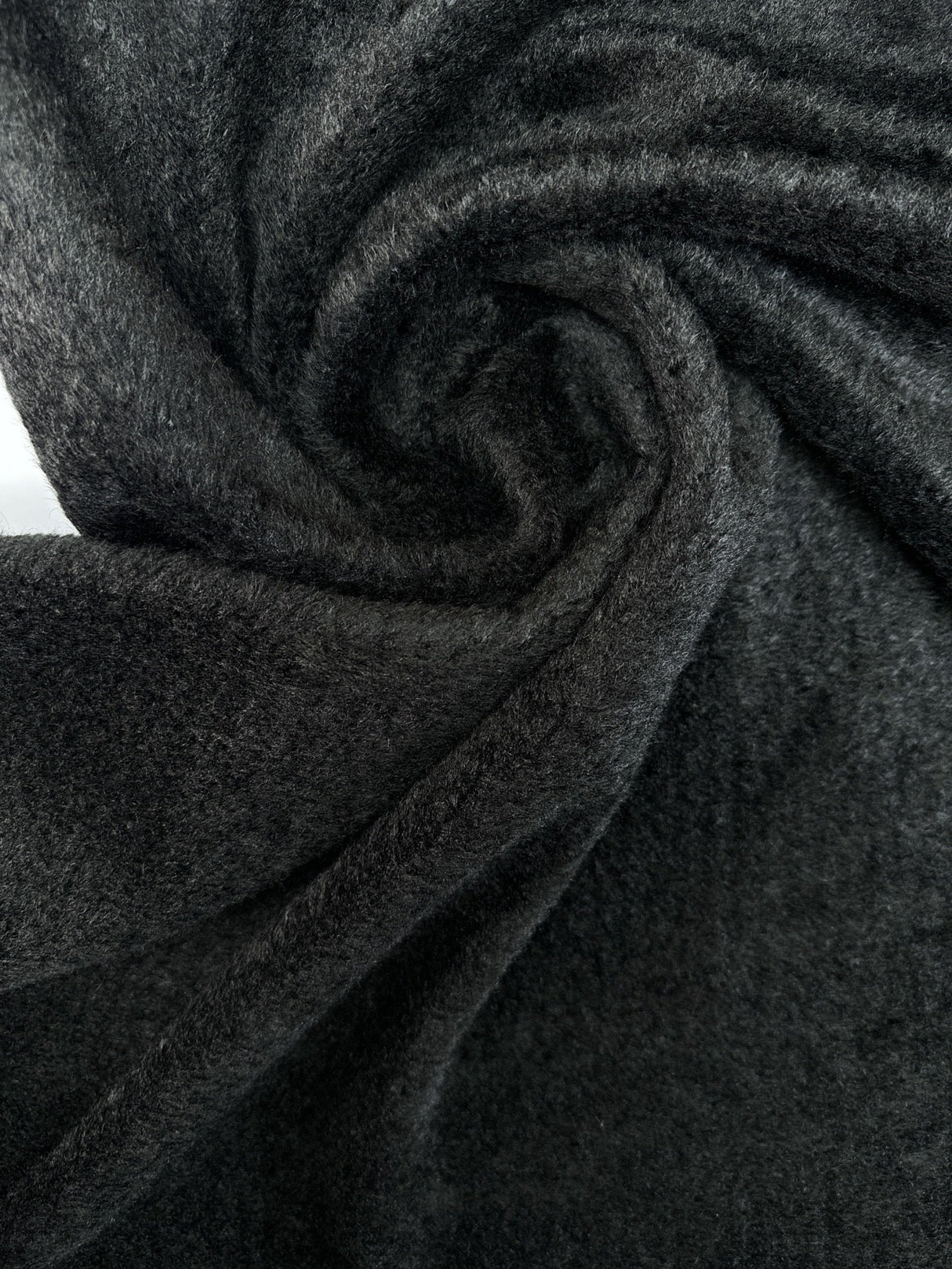 Black Polyamide Elastane Knitted Fabric