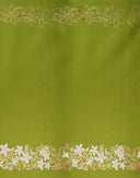 1 Yard Tiare & Swirls Glitter Double Border Fabric 36" x 60" Polyester