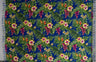 Hibiscus Plumeria Tropical Leaves Rayon Fabric - Tropical Floral Print, 72" L x 45" W (1 Piece)