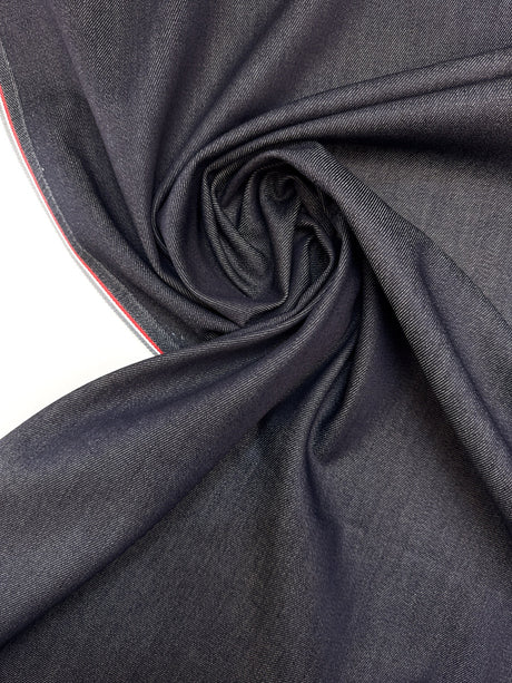 Cotton Denim Blue Shade Stretch Twill