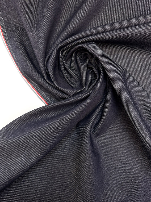 Cotton Denim Blue Shade Stretch Twill