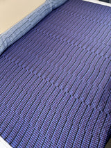 Viscose Sateen Printed Blue Purple