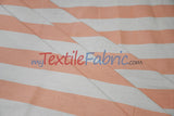 10 Oz 100% Cotton Canvas 2" Stripe Fabric - Multiple Colors, 60" Wide (1 Yard)