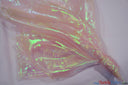 Iridescent Pearl Organza Polyester Fabric - Sheer Holographic, 58/60" Width (1 Yard)