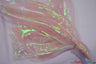 Iridescent Pearl Organza Polyester Fabric - Sheer Holographic, 58/60" Width (1 Yard)