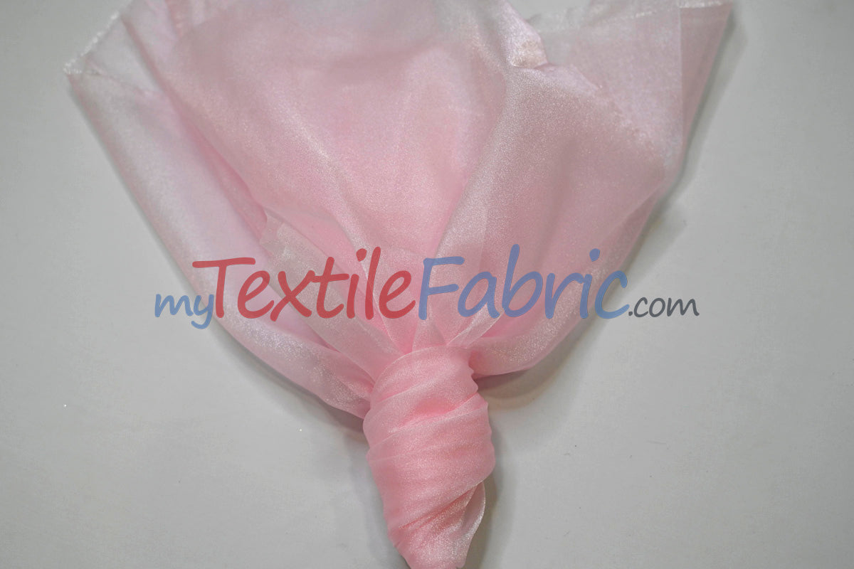 Crystal Organza Nylon Fabric - Sheer Sparkling, 45" Width (1 Yard)