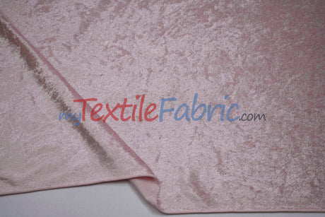 Panne Velvet Polyester Fabric - Crush Panne Velour, Solid, 58/60" Width (1 Yard)