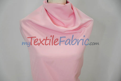 Peachskin Polyester Fabric - Solid Matte Finish, 58/60" Width (1 Yard)