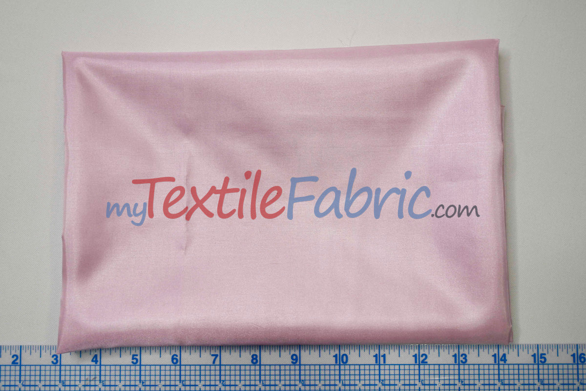 Polyester Silky Habotai Lining Polyester Fabric - Solid Multiple Colors, 58" Width (Continuous Yards)