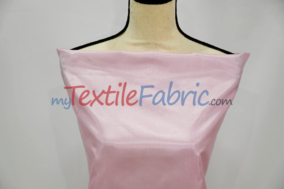 Polyester Silky Habotai Lining Polyester Fabric - Solid, 58" Wide (Sample Swatch)