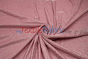 Stretch Glimmer Knit Polyester Spandex Fabric - Metallic Glitter Knit, 56" Width (1 Yard)