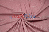 Stretch Glimmer Knit Polyester Spandex Fabric - Metallic Glitter Knit, 56" Width (1 Yard)