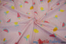 Yellow Lemon Watermelon Fruit 100 Percent Cotton Fabric - Fruit Print, 58/60" Width (1 Yard)