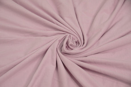 100% Washed Cotton Jersey Fabric - Solid, 68/70" Width (1 Yard)