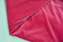 Glitter Stretch Velvet Polyester Spandex Fabric - Sparkling Glitter, 58/60" Width, Multiple Colors (1 Yard)
