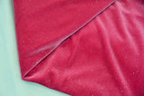 Glitter Stretch Velvet Polyester Spandex Fabric - Sparkling Glitter, 58/60" Width, Multiple Colors (1 Yard)