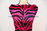 Zebra Charmeuse Satin Fabric - Zebra Print, 58/60" Width, Multiple Colors (1 Yard)