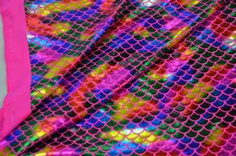 Paradise Mermaid Hologram Spandex Fabric - Multiple Colors, 58/60" Width (1 Yard)