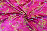Dragon Brocade Chinese Brocade Fabric - Dragon Pattern, 45" Width (1 Yard)