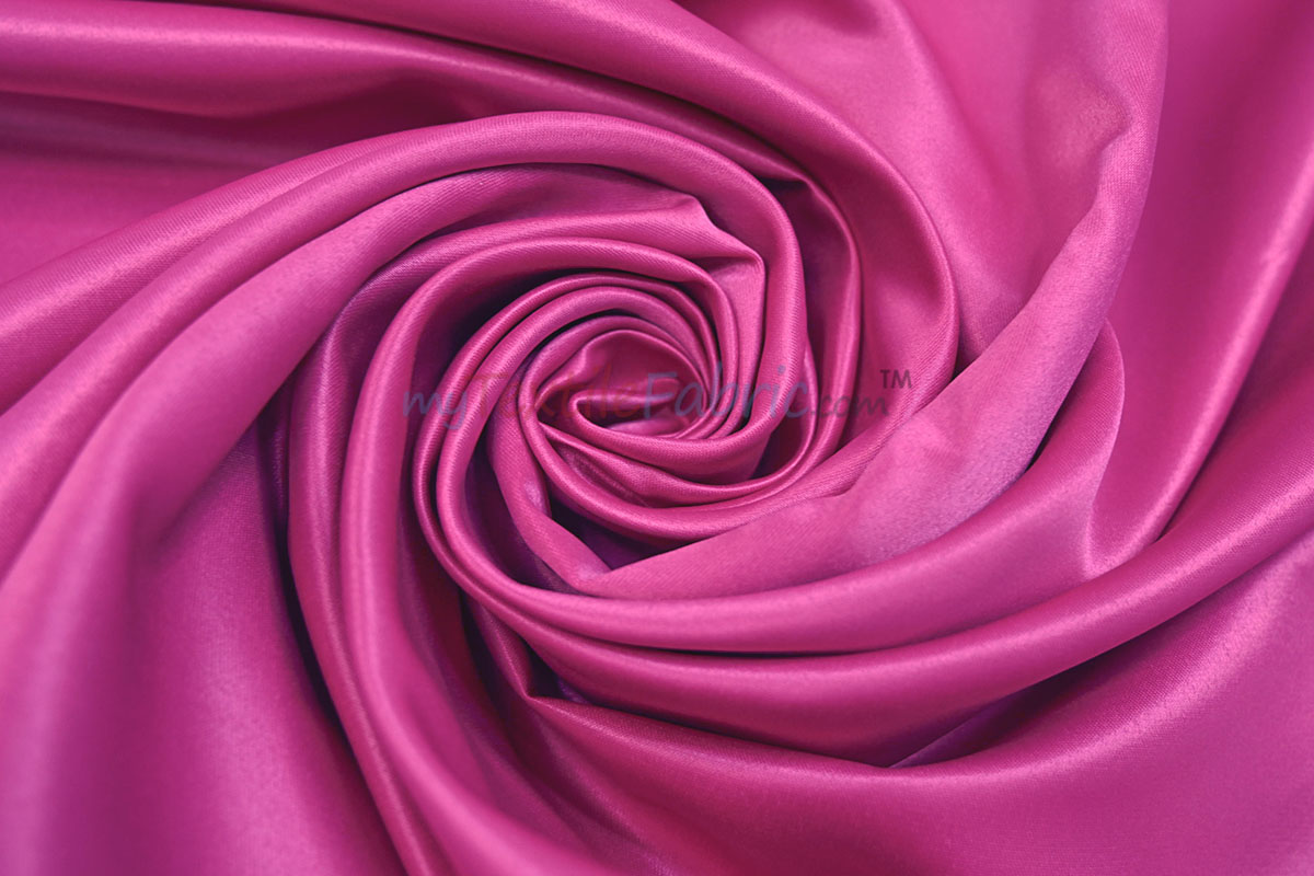 Lamour Satin Polyester Matte Satin Fabric - Multiple Colors, 58/60" Width (1 Yard)