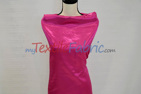 Stretch Charmeuse Satin Fabric - 96% Polyester 4% Spandex, Solid, 58/60" Width (Yards, Bolts, Sample Swatches)